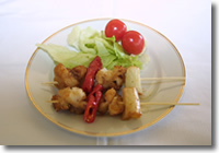 ぼっけと野菜の串揚げ