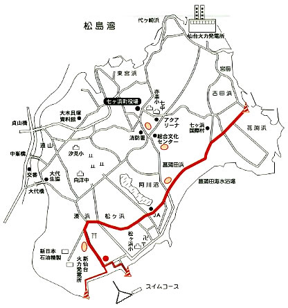 トライアスロンコース